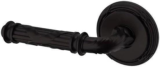 Baldwin Estate 5122 Left Handed Half Dummy Lever with 5022 Rosette in Oil Rubbed Bronze finish