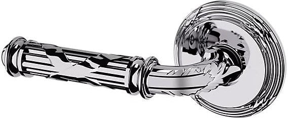 Baldwin Estate 5122 Left Handed Half Dummy Lever with 5022 Rosette in Polished Chrome finish