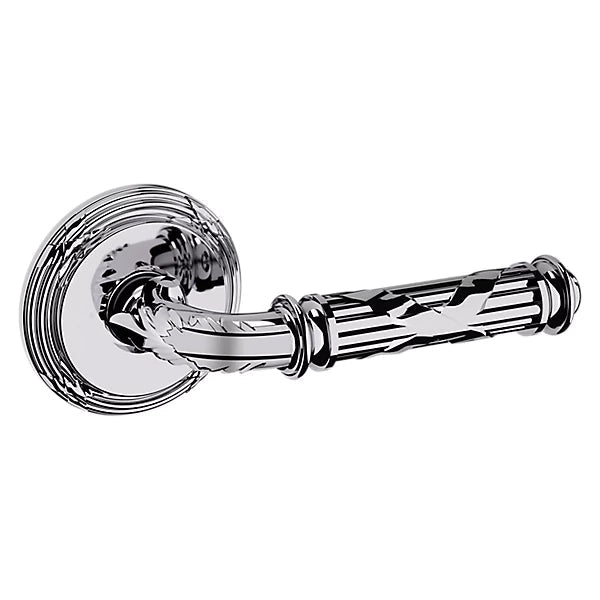 Baldwin Estate 5122 Right Handed Half Dummy Lever with 5022 Rose in Polished Chrome finish