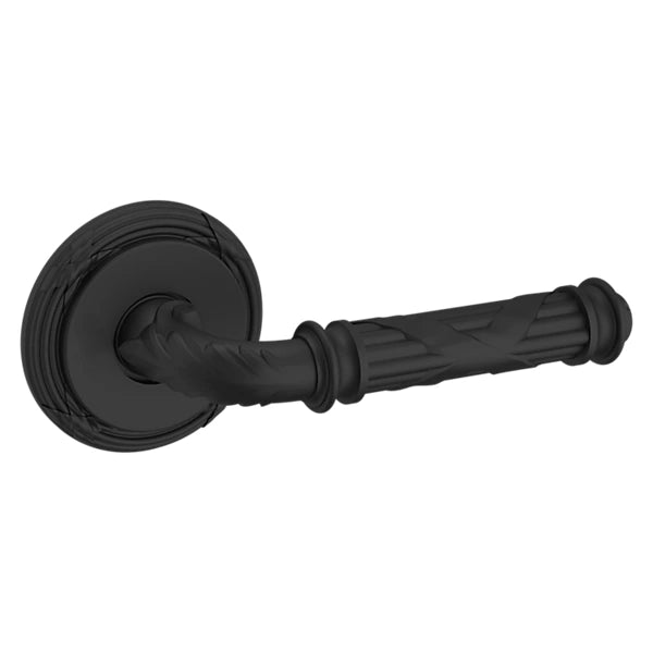 Baldwin Estate 5122 Right Handed Half Dummy Lever with 5022 Rose in Satin Black finish