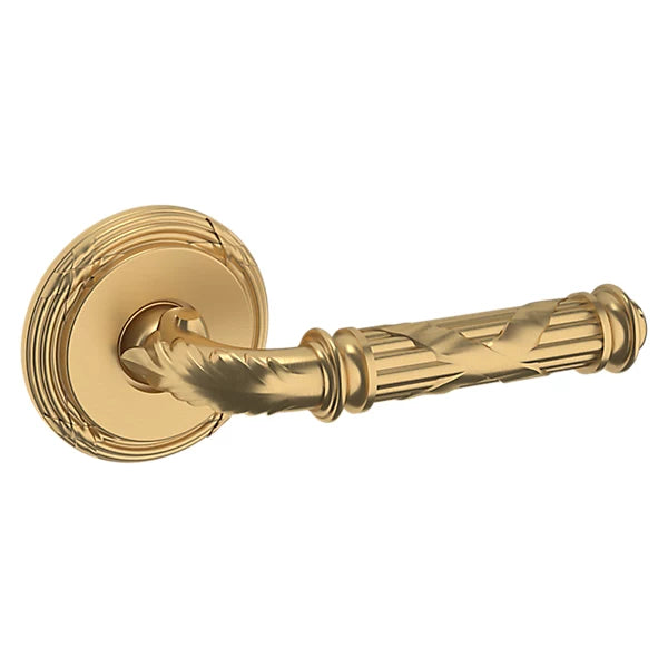 Baldwin Estate 5122 Right Handed Half Dummy Lever with 5022 Rose in Vintage Brass finish