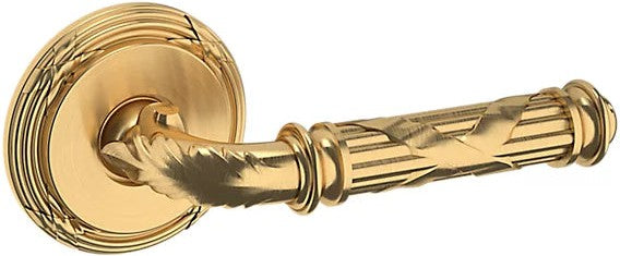 Baldwin Estate 5122 Right Handed Half Dummy Lever with 5022 Rosette in Lifetime Satin Brass finish