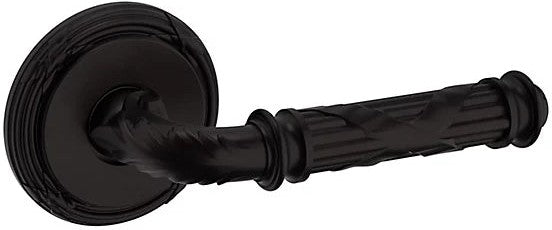 Baldwin Estate 5122 Right Handed Half Dummy Lever with 5022 Rosette in Oil Rubbed Bronze finish