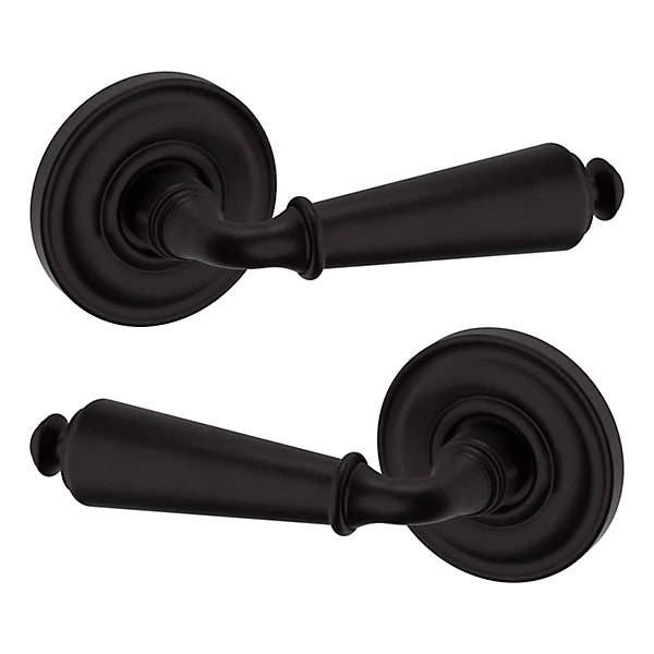 Baldwin Estate 5125 Full Dummy Lever with 5048 Rose in Oil Rubbed Bronze finish