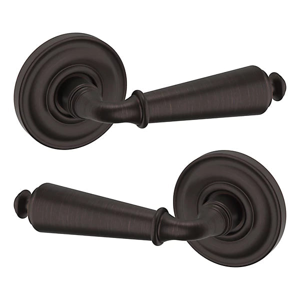 Baldwin Estate 5125 Full Dummy Lever with 5048 Rose in Venetian Bronze finish