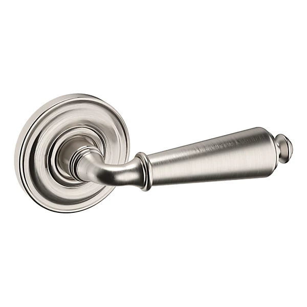 Baldwin Estate 5125 Right Handed Half Dummy Lever with 5048 Rose in Lifetime Satin Nickel finish