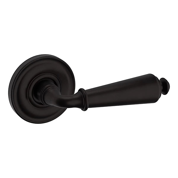 Baldwin Estate 5125 Right Handed Half Dummy Lever with 5048 Rose in Oil Rubbed Bronze finish