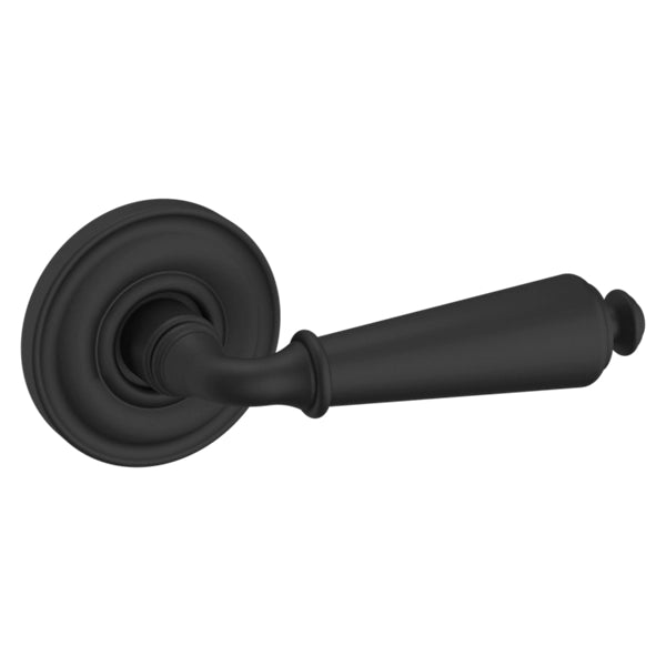 Baldwin Estate 5125 Right Handed Half Dummy Lever with 5048 Rose in Satin Black finish