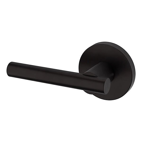 Baldwin Estate 5137 Left Handed Half Dummy Lever with 5046 Rose in Oil Rubbed Bronze finish