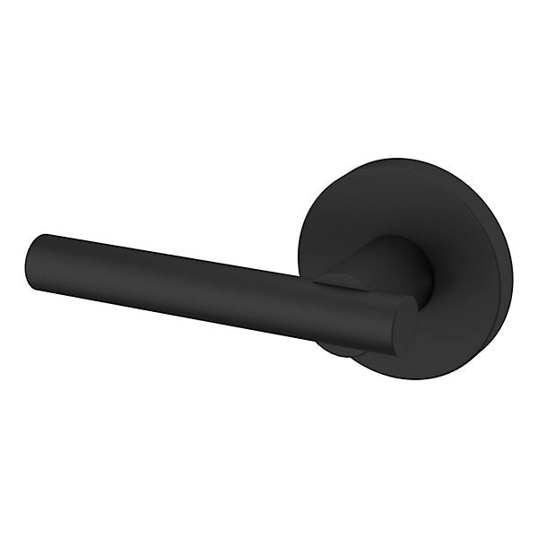 Baldwin Estate 5137 Left Handed Half Dummy Lever with 5046 Rose in Satin Black finish