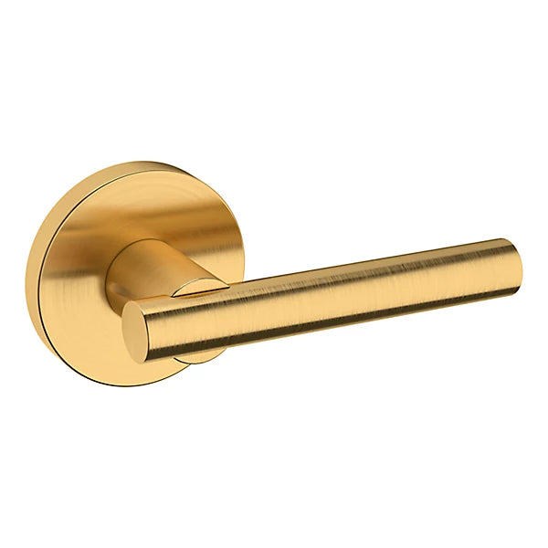 Baldwin Estate 5137 Right Handed Half Dummy Lever with 5046 Rose in Lifetime Satin Brass finish