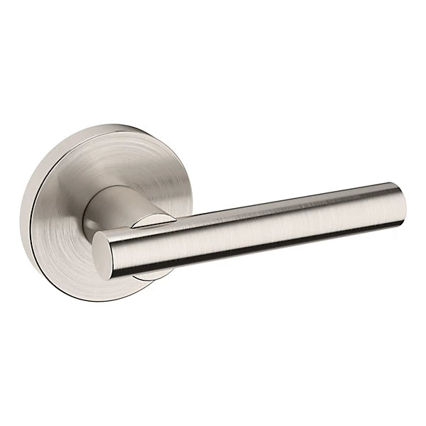 Baldwin Estate 5137 Right Handed Half Dummy Lever with 5046 Rose in Lifetime Satin Nickel finish