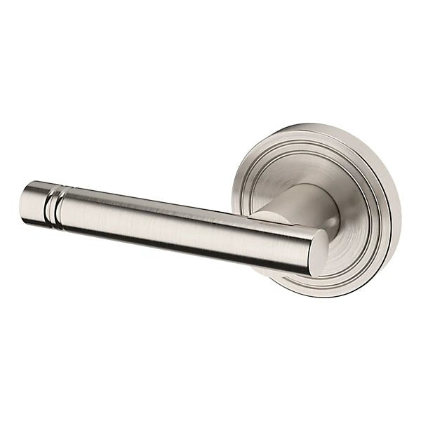 Baldwin Estate 5138 Left Handed Half Dummy Lever with 5047 Rose in Lifetime Satin Nickel finish