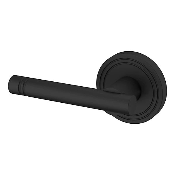 Baldwin Estate 5138 Left Handed Half Dummy Lever with 5047 Rose in Satin Black finish