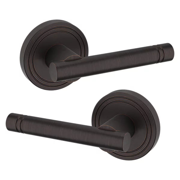 Baldwin Estate 5138 Passage Lever with 5047 Rose in Venetian Bronze finish