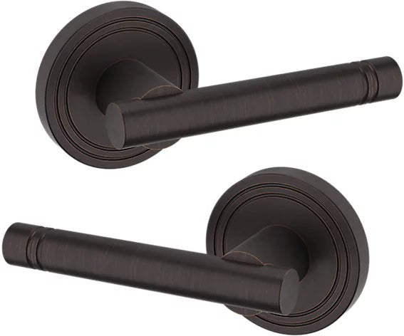 Baldwin Estate 5138 Passage Lever with 5047 Rosette in Venetian Bronze finish