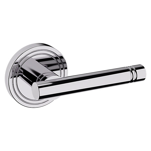 Baldwin Estate 5138 Right Handed Half Dummy Lever with 5047 Rose in Polished Chrome finish