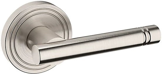 Baldwin Estate 5138 Right Handed Half Dummy Lever with 5047 Rosette in Lifetime Satin Nickel finish