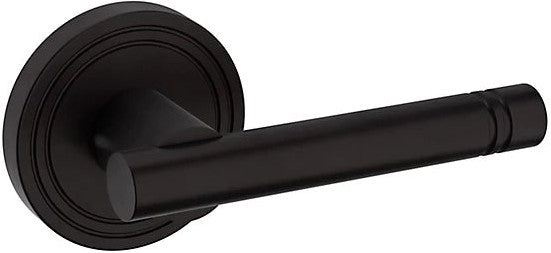 Baldwin Estate 5138 Right Handed Half Dummy Lever with 5047 Rosette in Oil Rubbed Bronze finish