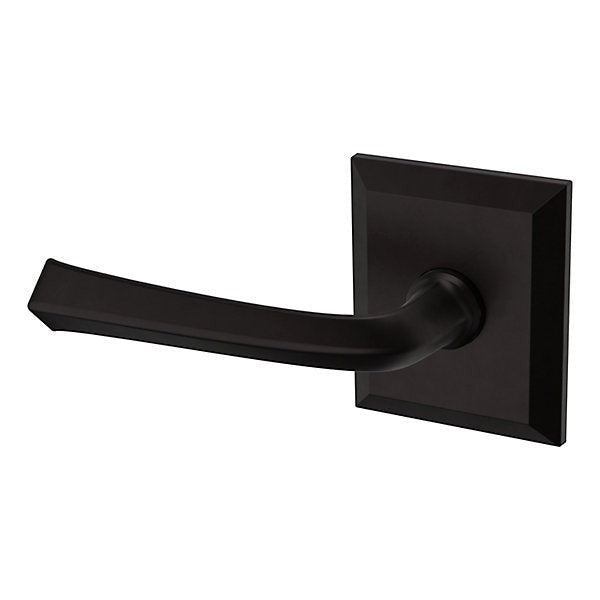 Baldwin Estate 5141 Left Handed Half Dummy Lever with R033 Rose in Oil Rubbed Bronze finish