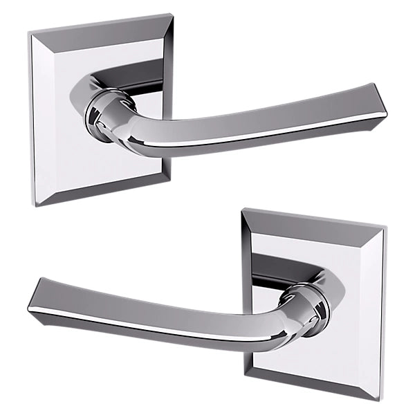 Baldwin Estate 5141 Passage Lever with R033 Rose in Polished Chrome finish