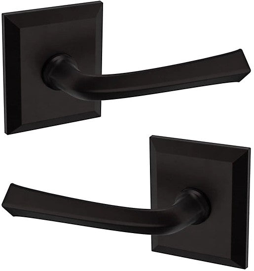 Baldwin Estate 5141 Passage Lever with R033 Rosette in Oil Rubbed Bronze finish