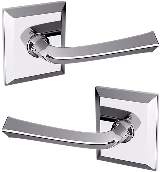 Baldwin Estate 5141 Passage Lever with R033 Rosette in Polished Chrome finish