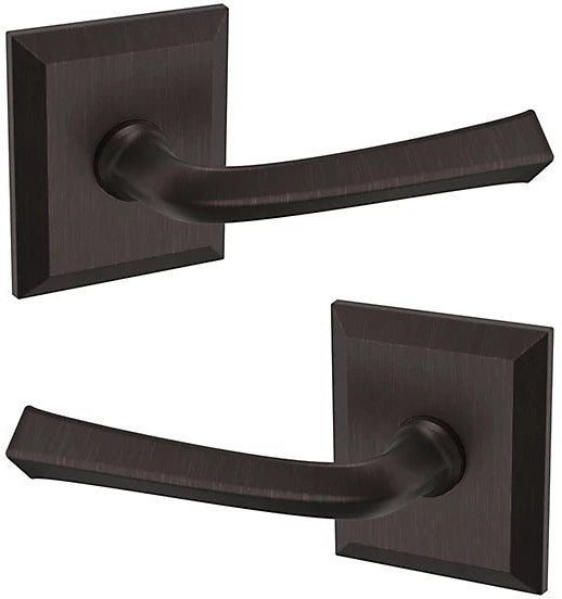 Baldwin Estate 5141 Passage Lever with R033 Rosette in Venetian Bronze finish