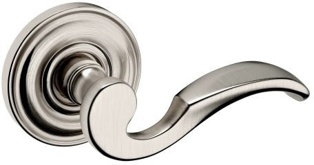 Baldwin Estate 5152 Right Handed Half Dummy Lever with 5017 Rosette in Lifetime Satin Nickel finish