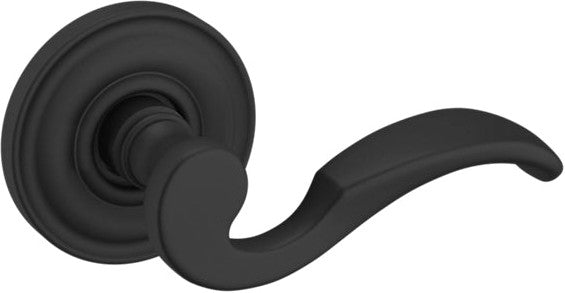 Baldwin Estate 5152 Right Handed Half Dummy Lever with 5017 Rosette in Satin Black finish