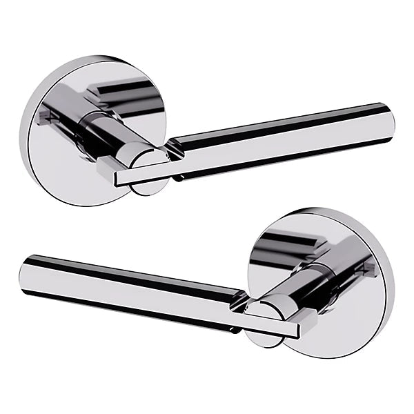 Baldwin Estate 5161 Full Dummy Lever with 5046 Rose in Polished Chrome finish