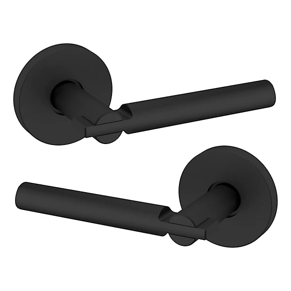 Baldwin Estate 5161 Full Dummy Lever with 5046 Rose in Satin Black finish