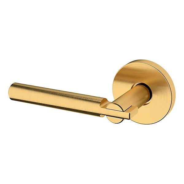 Baldwin Estate 5161 Left Handed Half Dummy Lever with 5046 Rose in Lifetime Satin Brass finish