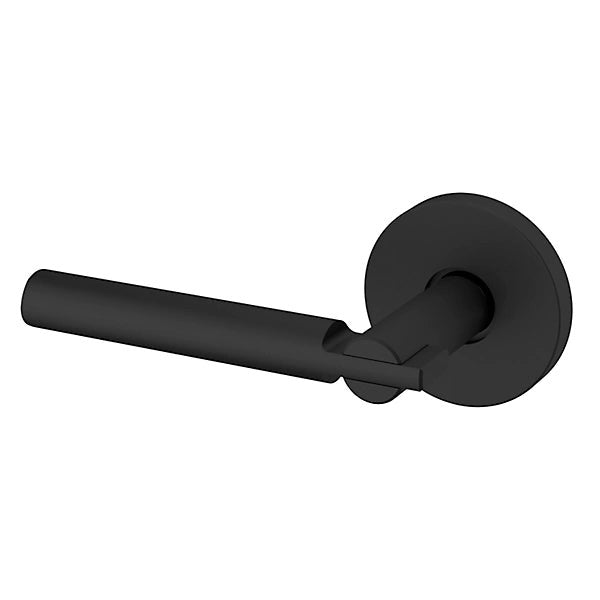 Baldwin Estate 5161 Left Handed Half Dummy Lever with 5046 Rose in Satin Black finish