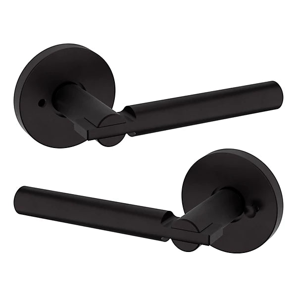 Baldwin Estate 5161 Privacy Lever with 5046 Rose in Oil Rubbed Bronze finish