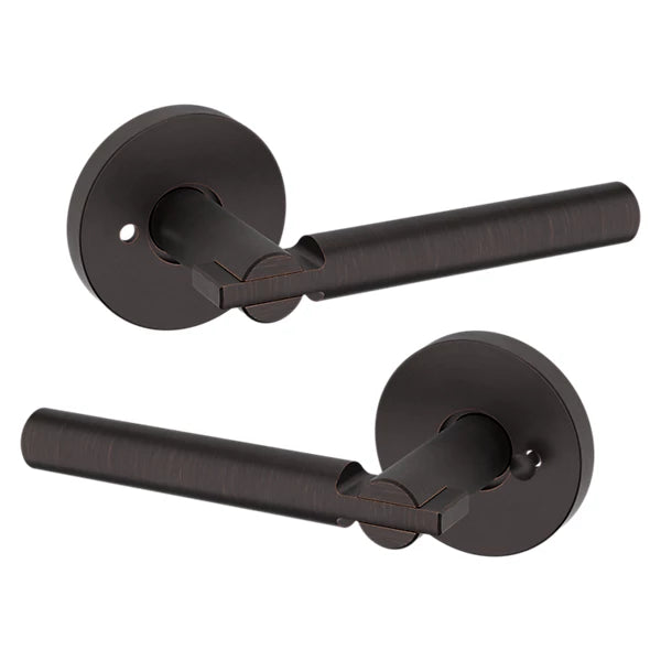 Baldwin Estate 5161 Privacy Lever with 5046 Rose in Venetian Bronze finish