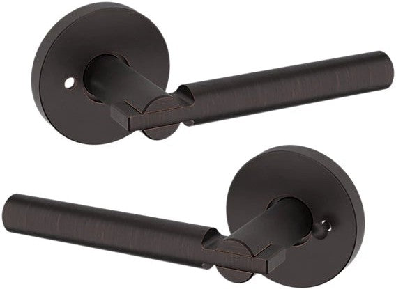 Baldwin Estate 5161 Privacy Lever with 5046 Rosette in Venetian Bronze finish