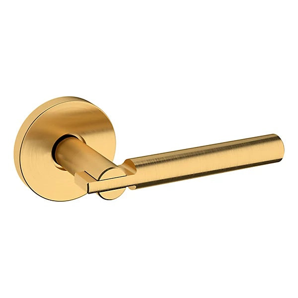 Baldwin Estate 5161 Right Handed Half Dummy Lever with 5046 Rose in Lifetime Satin Brass finish