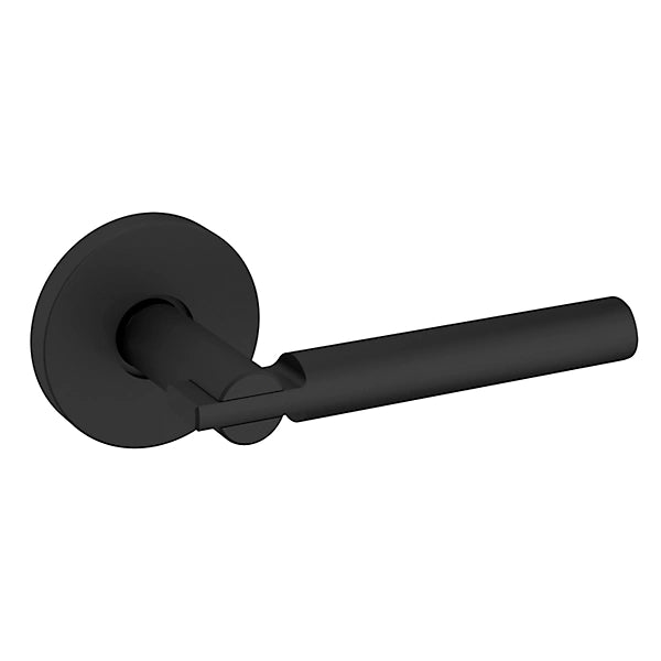 Baldwin Estate 5161 Right Handed Half Dummy Lever with 5046 Rose in Satin Black finish