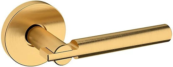 Baldwin Estate 5161 Right Handed Half Dummy Lever with 5046 Rosette in Lifetime Satin Brass finish