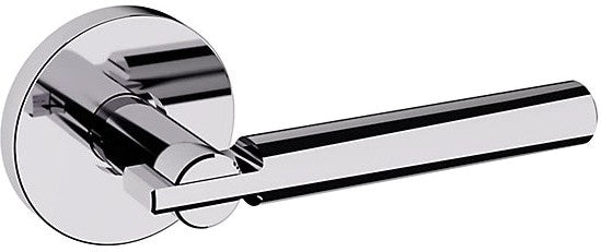 Baldwin Estate 5161 Right Handed Half Dummy Lever with 5046 Rosette in Polished Chrome finish