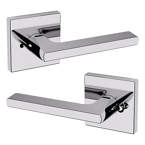 Baldwin Estate 5162 Privacy Lever with R017 Rose in Polished Chrome finish