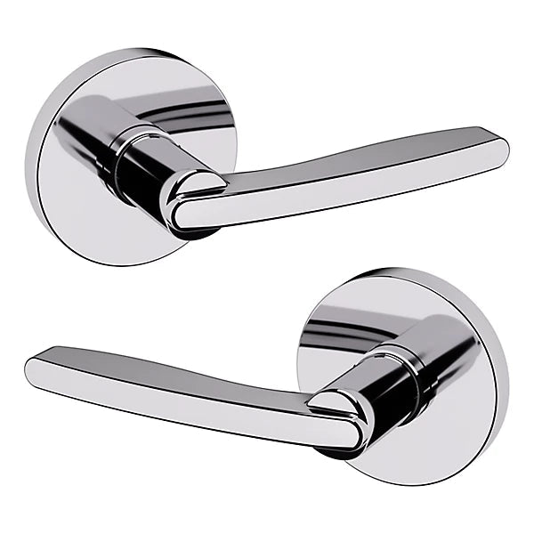 Baldwin Estate 5164 Full Dummy Lever with 5046 Rose in Polished Chrome finish