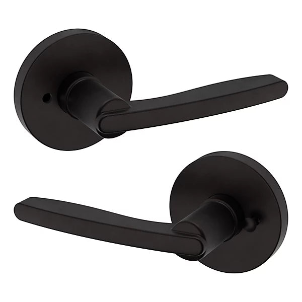 Baldwin Estate 5164 Privacy Lever with 5046 Rose in Oil Rubbed Bronze finish