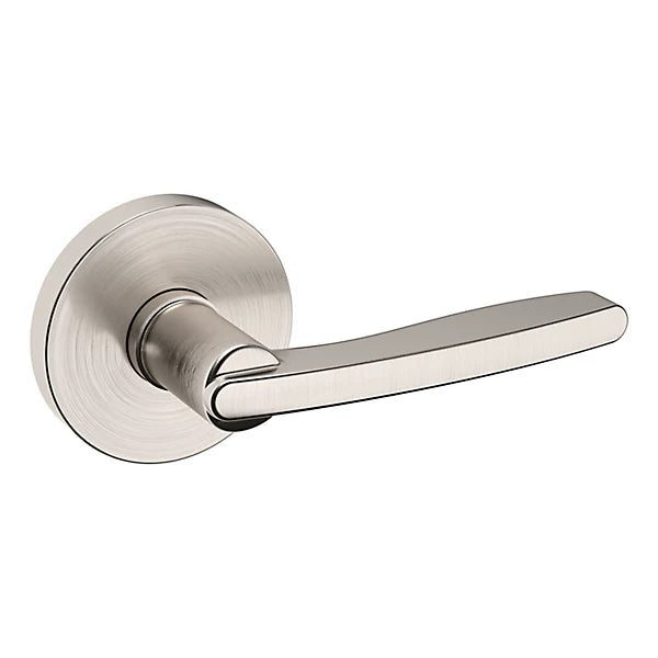 Baldwin Estate 5164 Right Handed Half Dummy Lever with 5046 Rose in Lifetime Satin Nickel finish