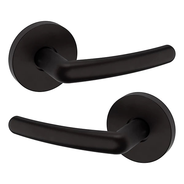 Baldwin Estate 5165 Full Dummy Lever with 5046 Rose in Oil Rubbed Bronze finish