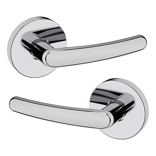 Baldwin Estate 5165 Full Dummy Lever with 5046 Rose in Polished Chrome finish