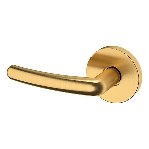 Baldwin Estate 5165 Left Handed Half Dummy Lever with 5046 Rose in Lifetime Satin Brass finish