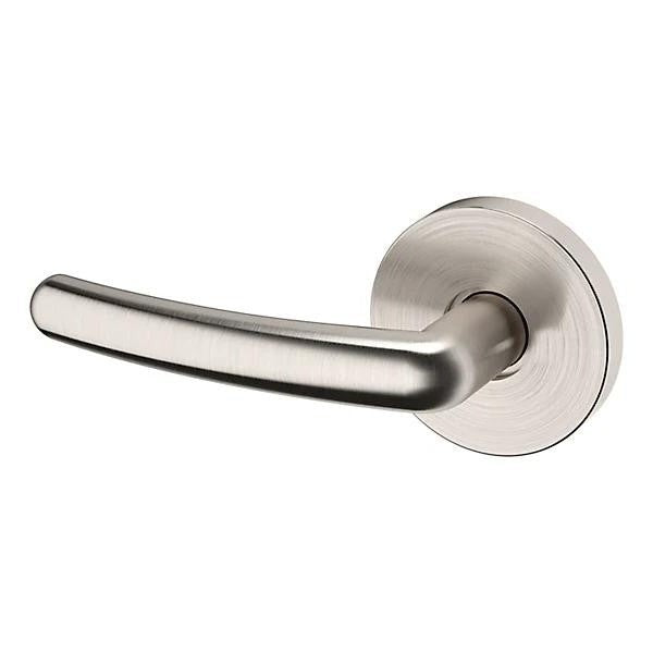 Baldwin Estate 5165 Left Handed Half Dummy Lever with 5046 Rose in Lifetime Satin Nickel finish