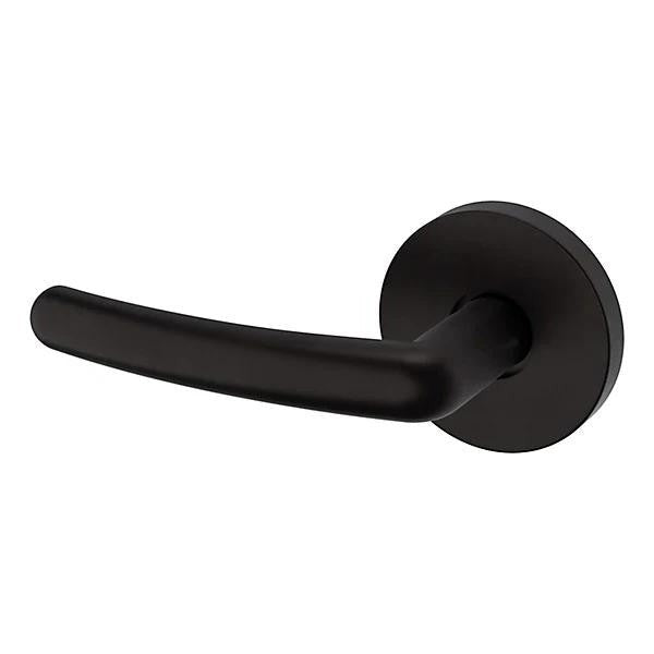 Baldwin Estate 5165 Left Handed Half Dummy Lever with 5046 Rose in Oil Rubbed Bronze finish